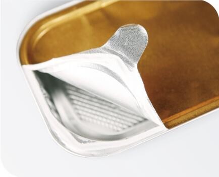 Quality RETORTABLE &  SEALABLE ALUMINUM TRAY WITH LID, RESISTANT TO STERILIZATION UP TO 121°C/45MINS, MICROWAVABLE, EASY TO OPEN for sale