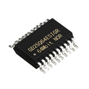 GD25Q64ESIGR 64Mbit NOR Flash Memory IC with 133 MHz SPI - Quad I/O in 8-SOP