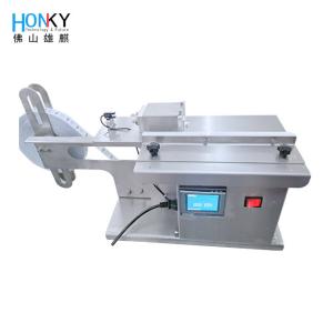 Manual Small Box Corner Labeling Machine With Transparent Label Sensor For