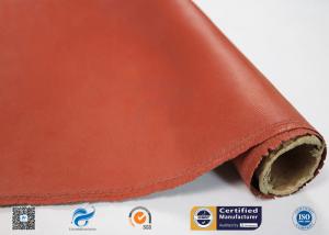  Red Silicone Coated High Silica Fiberglass Fabric Insulation Materials Manufactures