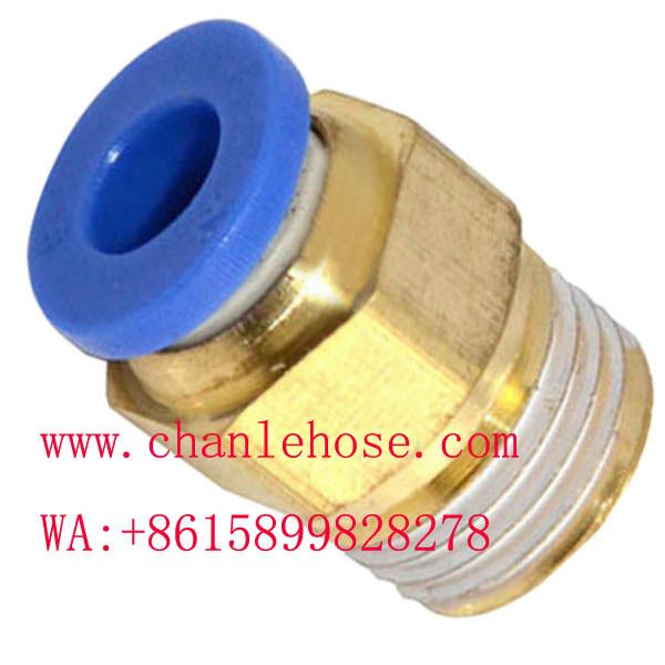 push in fittings, PL, PC, PV male fittings, pneumatic fittings,plastic fittings
