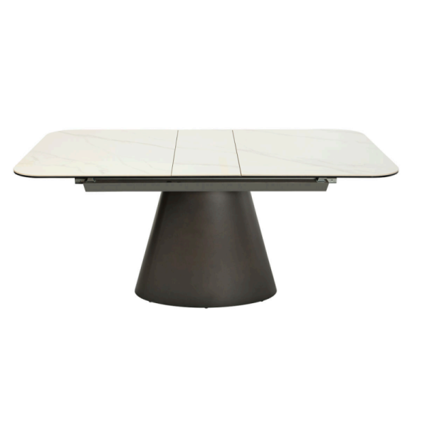 Extendable Dining Table With 12MM Thickness Sintered Stone Ceramic Table Top Metal Leg Multiple Functions Table Sets