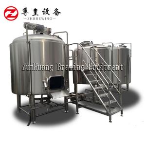 Energy Saving 7bbl Nano Brewing Systems 2 / 3 / 4 Vessels With CIP Cleaning System