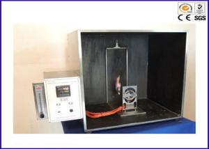 NFPA 701 Test Method 1 Vertical Flammability Tester For Single / Multi Layer Fabrics