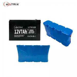  Solar energy system battery 12V 7Ah lifepo4 battery for electric car Manufactures