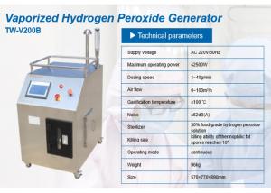 China Biology Lab Disinfection Vaporized Hydrogen Peroxide Generator on sale