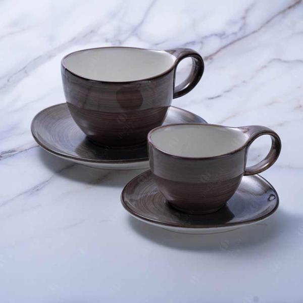 Hand Painted irregular Ceramic Dinner Sets 16Pc For Wedding Party