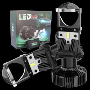  JALN7 Car LED Lens Headlight Bulb H4 60/55W 10000LM 12V Truck 24V Head Lamp 6000K Manufactures