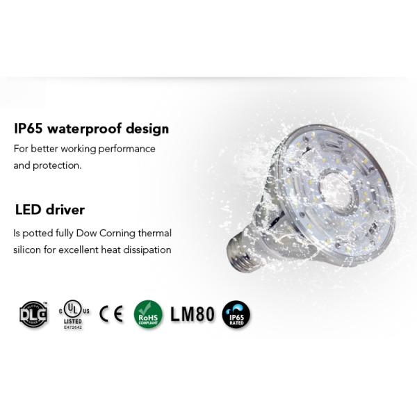 UL DLC Pyramid Shaped Corn Cob Led Lights Bulb E39 E40 Base 40W Waterproof IP65