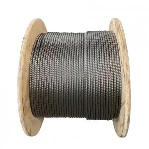  8x19S FC Ungalvanized Alu-Zinc Galvanized Steel Wire Rope for Auger Drill Grooving Machine Manufactures