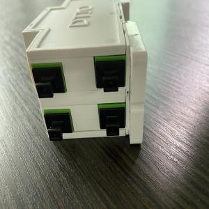 Patch Panel With Patch Cord 4 Pcs SC / APC Adapter Modular Optical DTIO 4FO