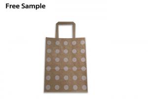  Brown FSC 300gsm Kraft Paper Shopping Bags Offset Printing Manufactures