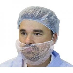  Disposable Nylon Mesh Beard Cover Latex Free  For Food Industry Manufactures