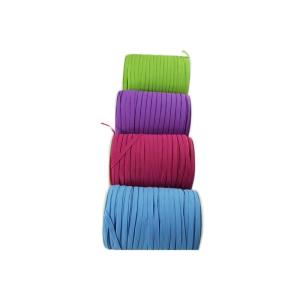 Polyester Braided Elastic Custom Color for Notebook with High Elasticity and