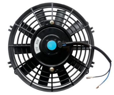 120w 14 Inch Universal Radiator Cooling Fan Plastic Material In Black
