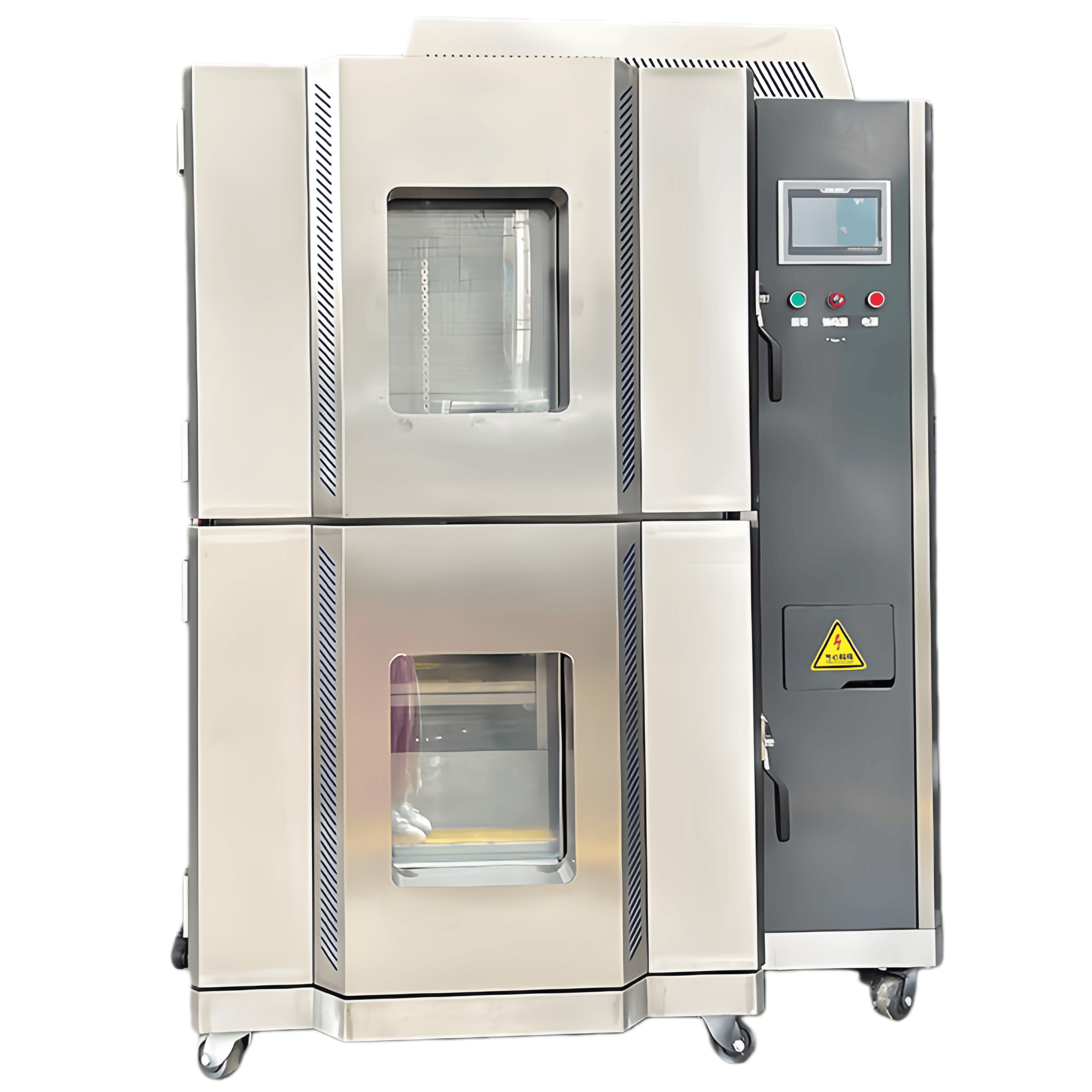 Dual-Zone Environmental Climate Simulation Test Machine Automatic Thermal Shock Testing Equipment