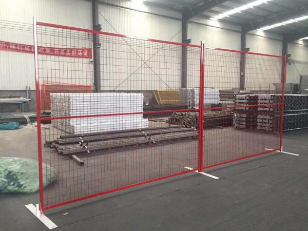 CE PCV Coated 6x10ft Temporary Site Fencing For Construction