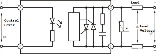 3 Phase Electronic Solid State Relay Assembly Small Input Drive Current