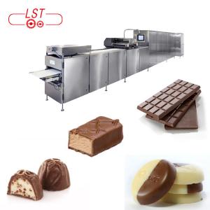  PLC Controlled Chocolate Production Line For Chocolate Bar With Servo System Manufactures