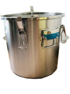 China 304 Honey Bottling Tank Stainless Steel Honey Tank With Four Handles And Seal on sale