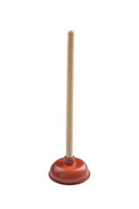  Heavy Duty Force Cup Rubber Small Toilet Plunger Long Wooden Handle Toilet Choke Pump Manufactures
