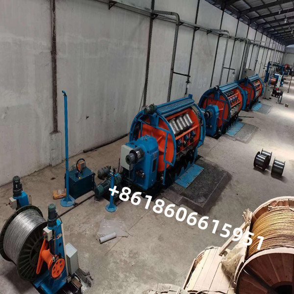Rigid Type AC380-460 Cable Strander Copper Wire Screening Equipment