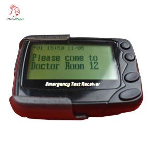  POCSAG program multifunction wireless beeper 4 lines alpha-numeric pager emergency text receiver Manufactures