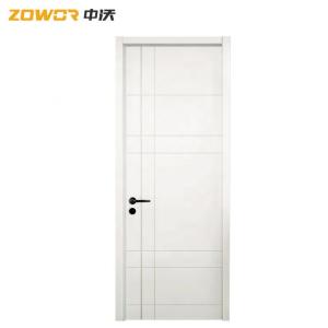  MDF PVC Flush 36 X 96 50mm Leaf Plain Wooden Door Manufactures