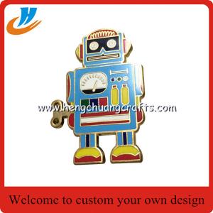 Android badge/Android robot lapel pin with hard enamel process