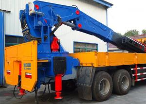  25-80 Tons Truck Mounted Crane 8X4 LHD , Truck Mounted Lifting Equipment Manufactures