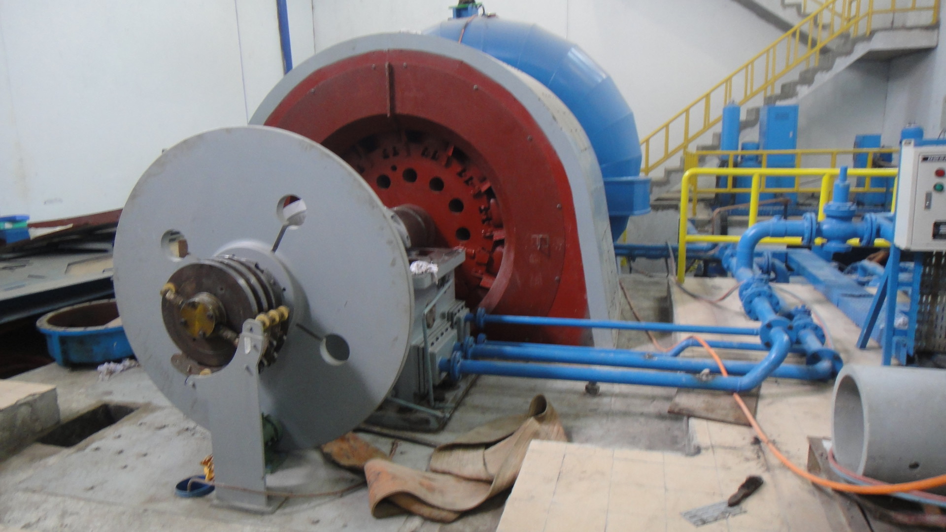 Water Cooling Hydro Turbine Generators for Applicable Range Head 20-200m and