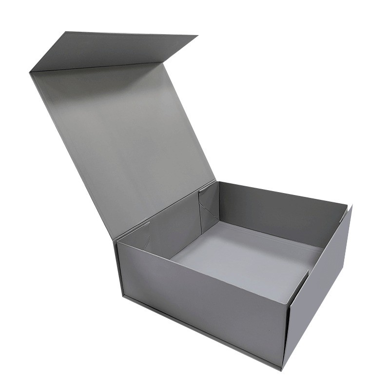  Custom Folding Magnetic Rigid Collapsible Box With Embossing Printing Handling Manufactures