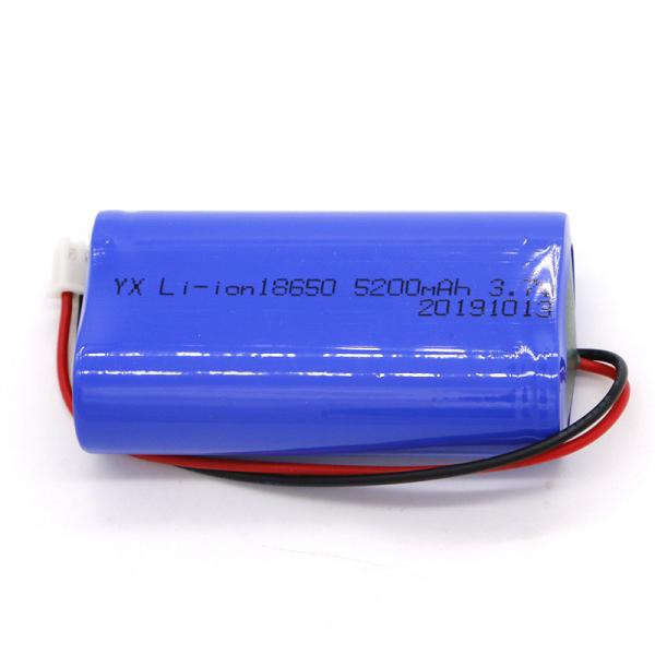 Rechargeable CC CV MSDS 5200mAh Li Ion 3.7 V Battery