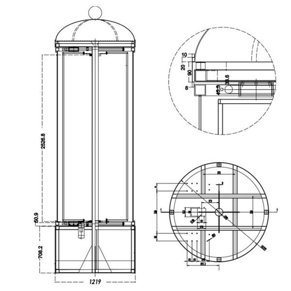 Rotating light box