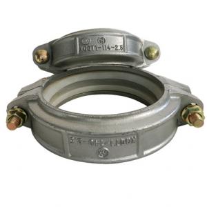 China High Strength Cast Ductile Iron Pipe Clamp / Cast Iron Pipe Parts CT12 Tolerance on sale