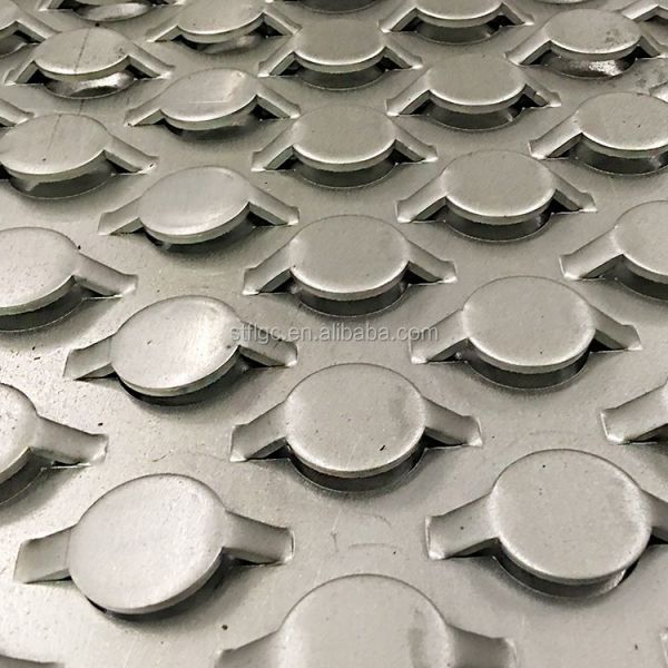 JIS Broaching Titanium Bubble Cap Tray Cnc Distillation Column Internals