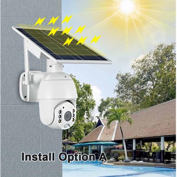 Full HD 1080P 4G Version Outdoor Solar Wifi Security Camera