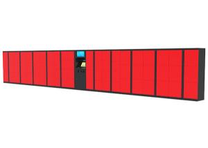  77 Doors 15 inch Touch Screen Postal Lockers Equipments with Sending SMS Message Function Manufactures