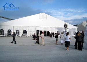 China 30m Span Aluminium Frame Tent , Large PVC White Party Tent With Aluminum Frame on sale