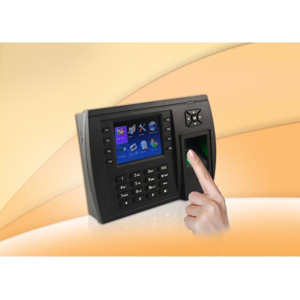 Quality 3.5"  TFT Fingerprint Time Attendance System Biometric Fingerprint Reader With TCP / IP for sale