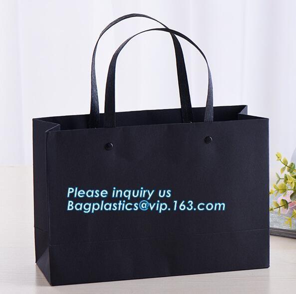 Customized recycle printed wedding door gift paper carrier bag,Luxury design Shopping Small craft Paper Bag retail baker