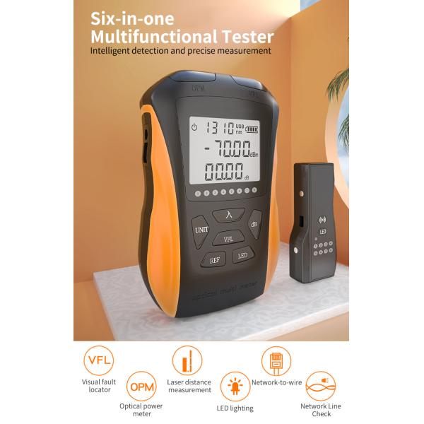1625nm 15mw Optical Power Meter Multifunction