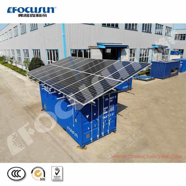 Quality 20ft Containerized Solar Powered Cold Room with Compressor and Video Technical Support for sale