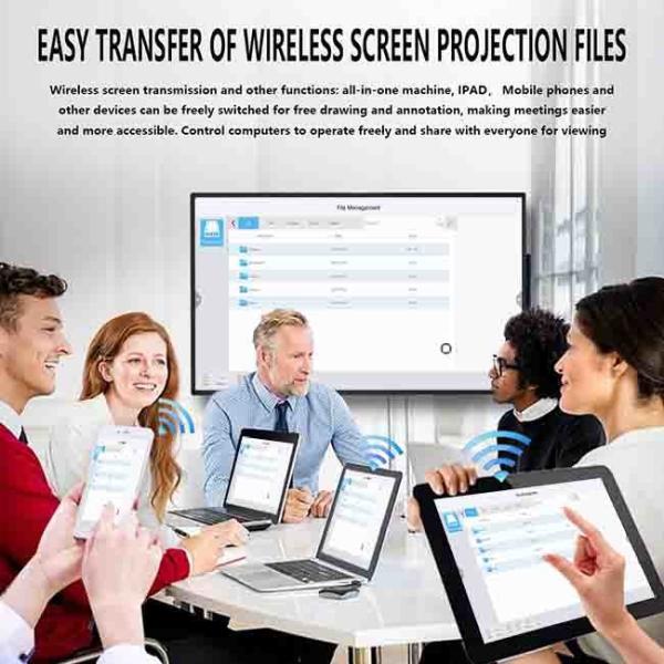 65 inch Interactive Smart Board Display with Stylus or Finger Touch for Education