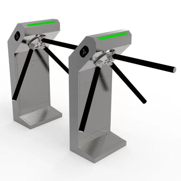 Quality Automatic Electronic 3 Arm Tripod Turnstile Gate With Card Reader and 0.2 Second Gate Opening Time for sale