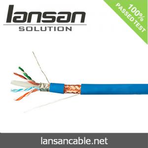  High Frequency Cat 6 Network Cable Pure Copper Fluke 350Mzh SFTP Manufactures