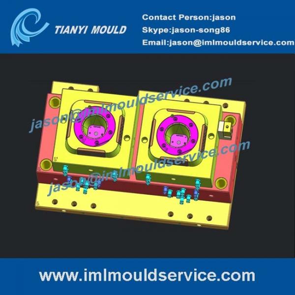 Quality Offers thin wall plastic cup injection mould solutions, iml-label thin wall container mold for sale