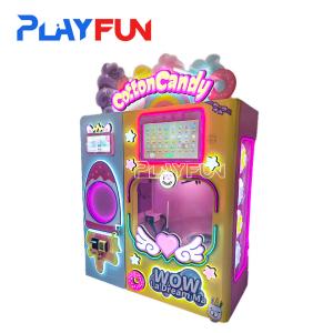  PlayFun Custom Commercial Multi-Language Easy to Operate Touch Screen Fully Automatic Cotton Candy Vending Machine Robot Manufactures