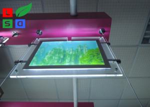  Thickness 10mm Crystal Display Light Box , Safe Power DC 12V LED Light Box Display Manufactures