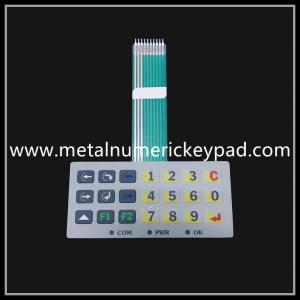  PET Metal Pot Film Membrane 2.0mm Industrial Numeric Keypad Manufactures